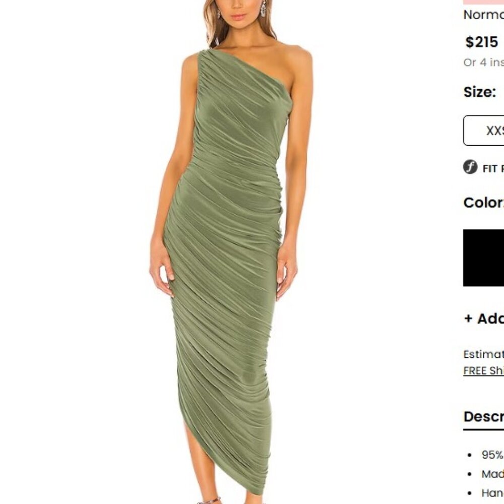 Norma Kamali Diana Gown